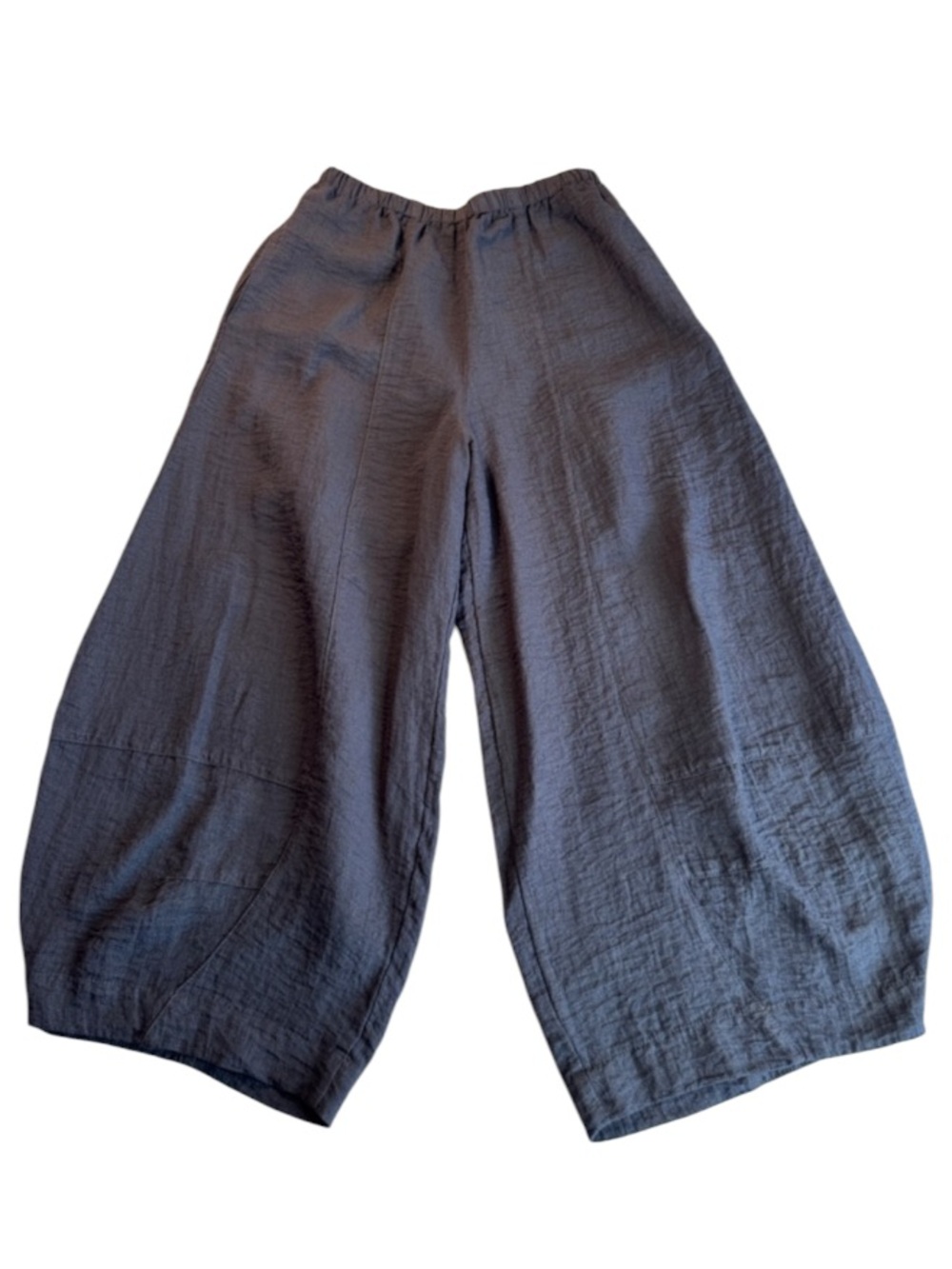 NWOT Eleven Stitch Design Tucked Hem Pant Black Size XS